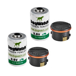 SALE 3.6 Volt Lithium Batteries and Caps - Pack of 2